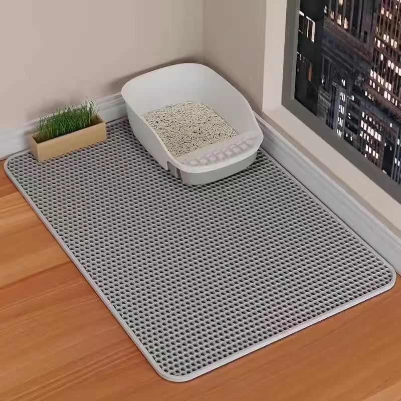 Double-layer Detachable EVA Cat Litter Mat